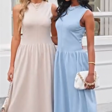 Sleeveless Summery Maxi Dress for Women